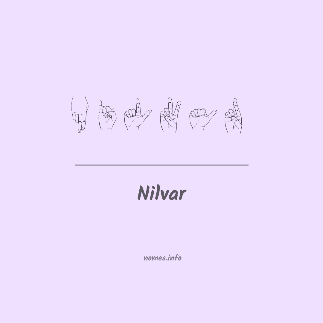 Nilvar em Libras