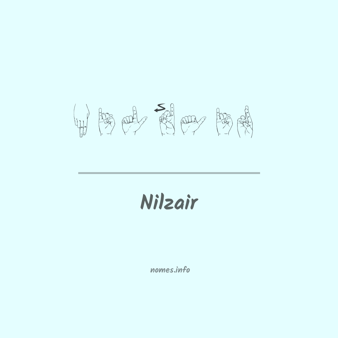 Nilzair em Libras