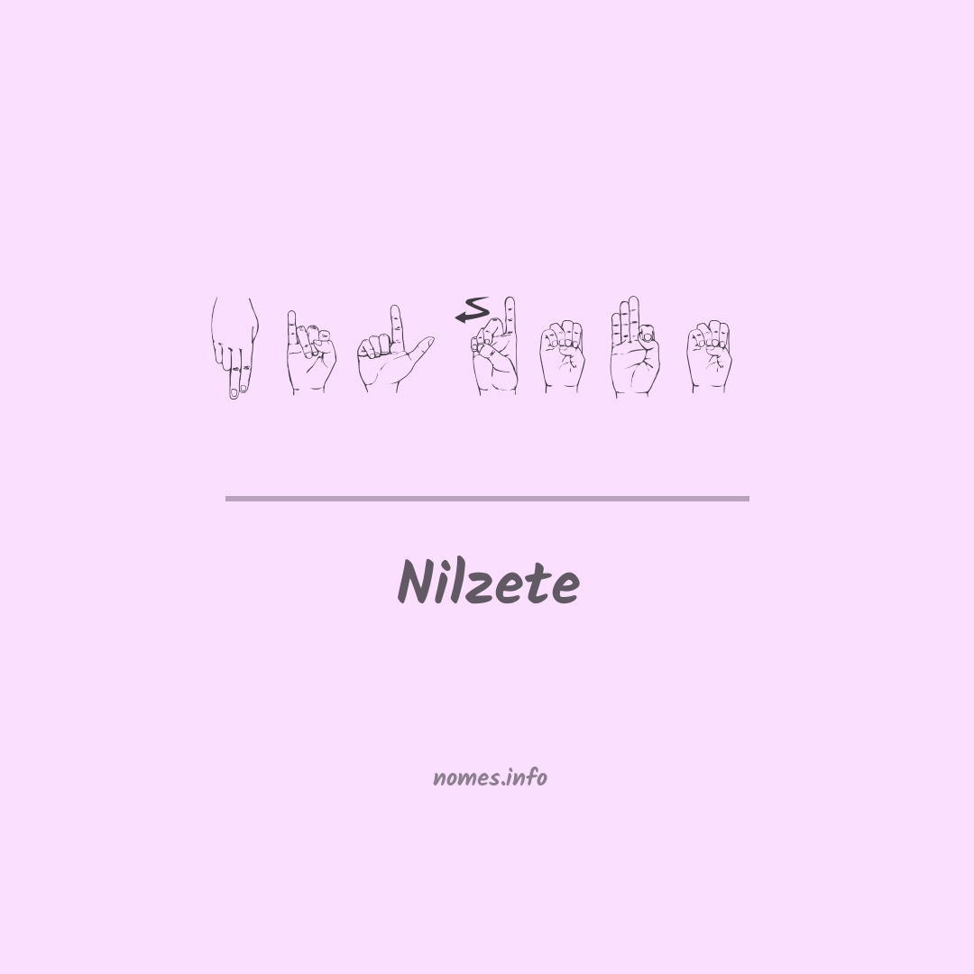 Nilzete em Libras