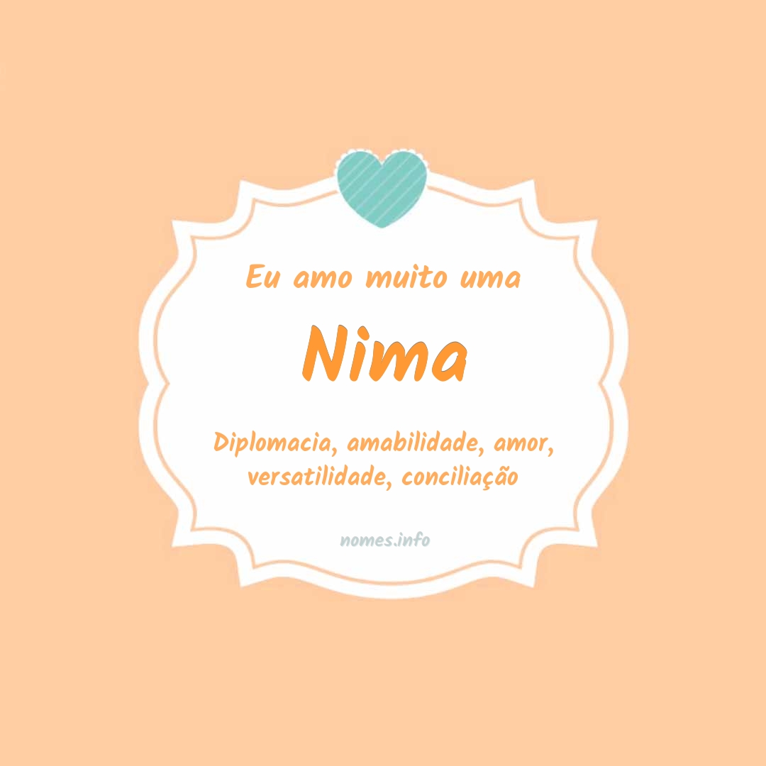 Eu amo muito Nima