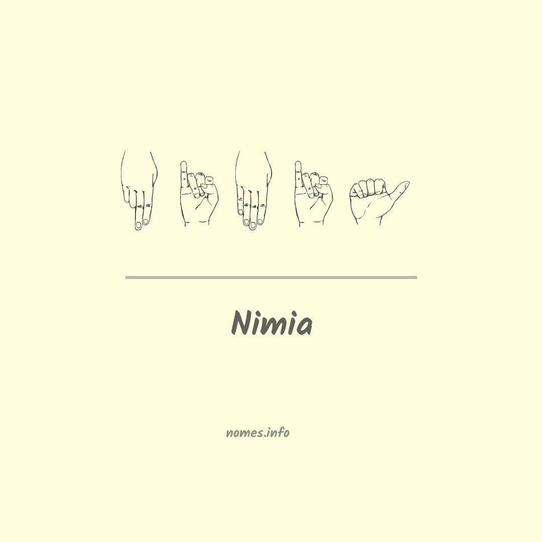 Nimia em Libras