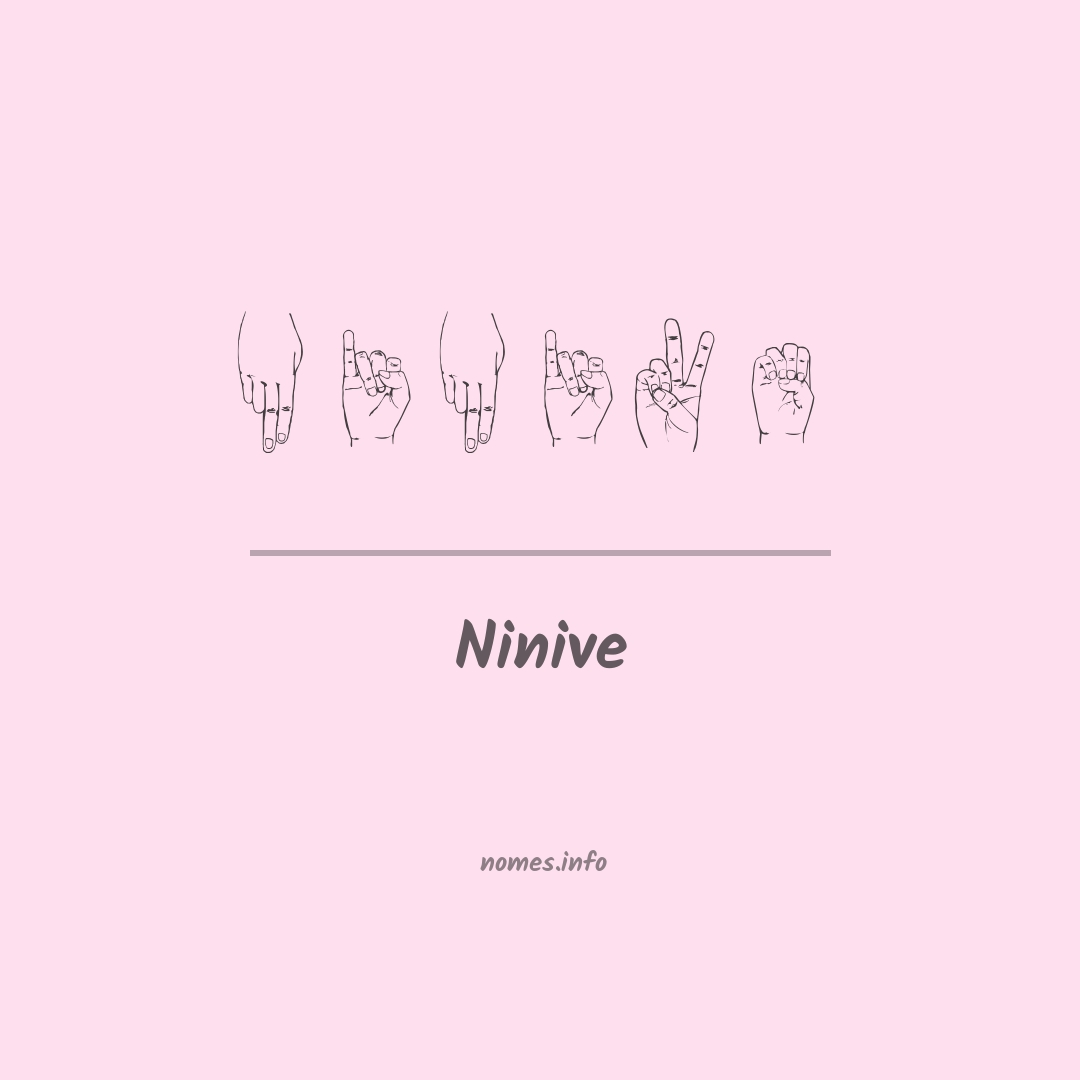 Ninive em Libras