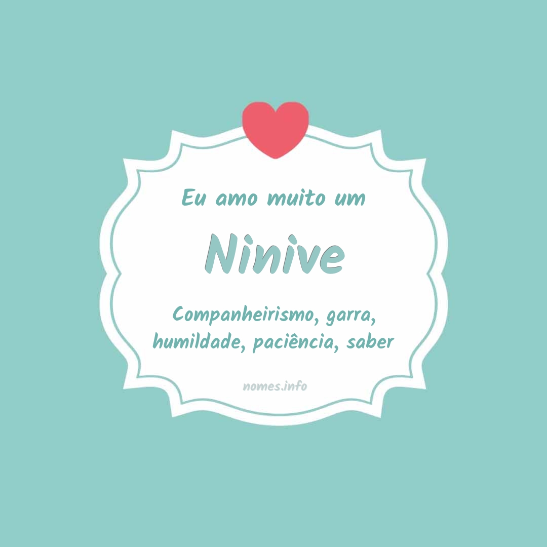 Eu amo muito Ninive