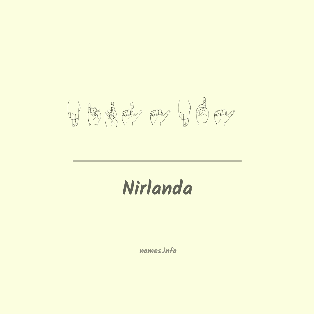Nirlanda em Libras