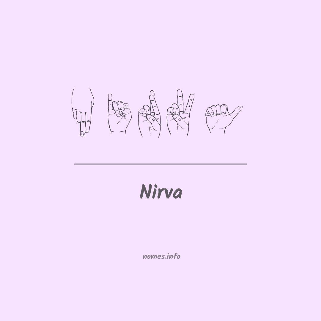 Nirva em Libras