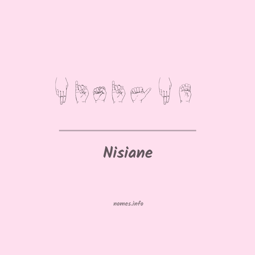 Nisiane em Libras