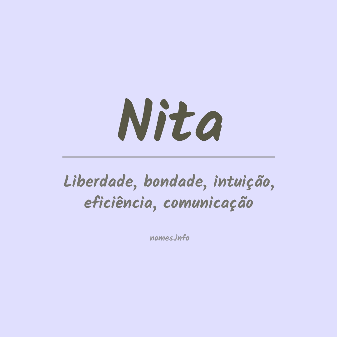 Significado do nome Nita
