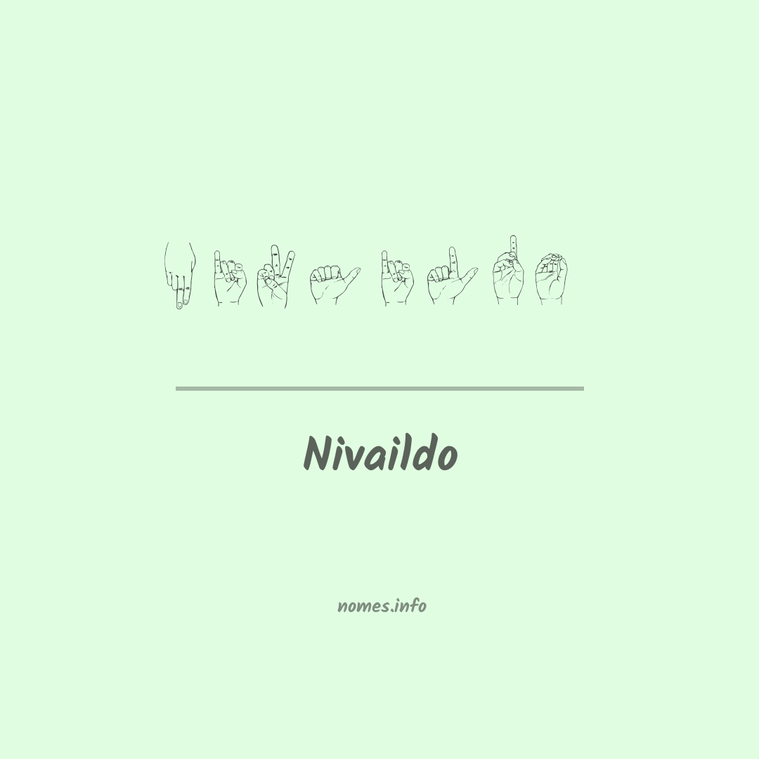 Nivaildo em Libras