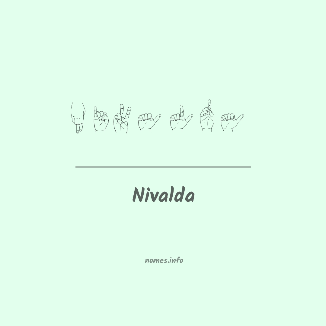 Nivalda em Libras