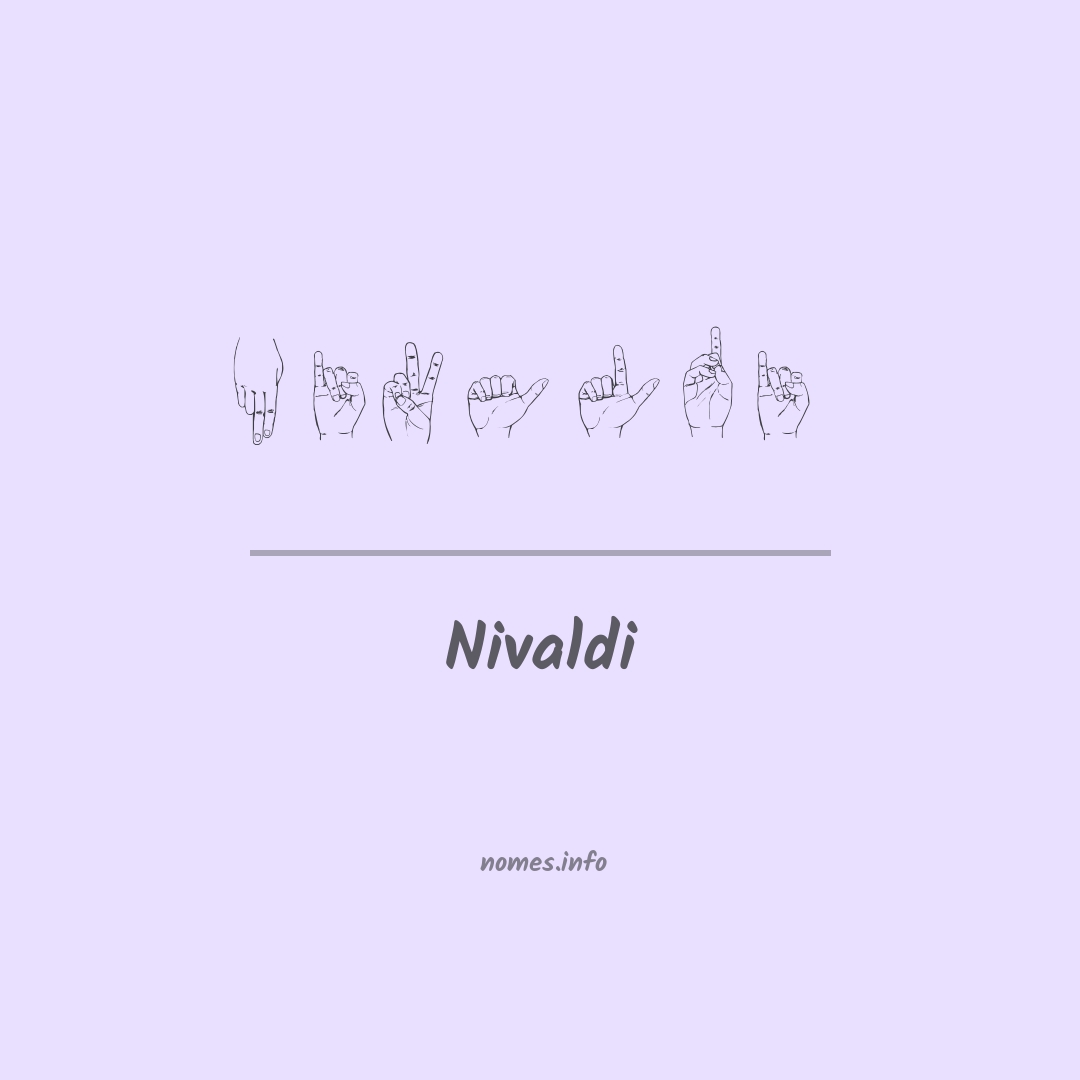 Nivaldi em Libras Nivaldi em Libras