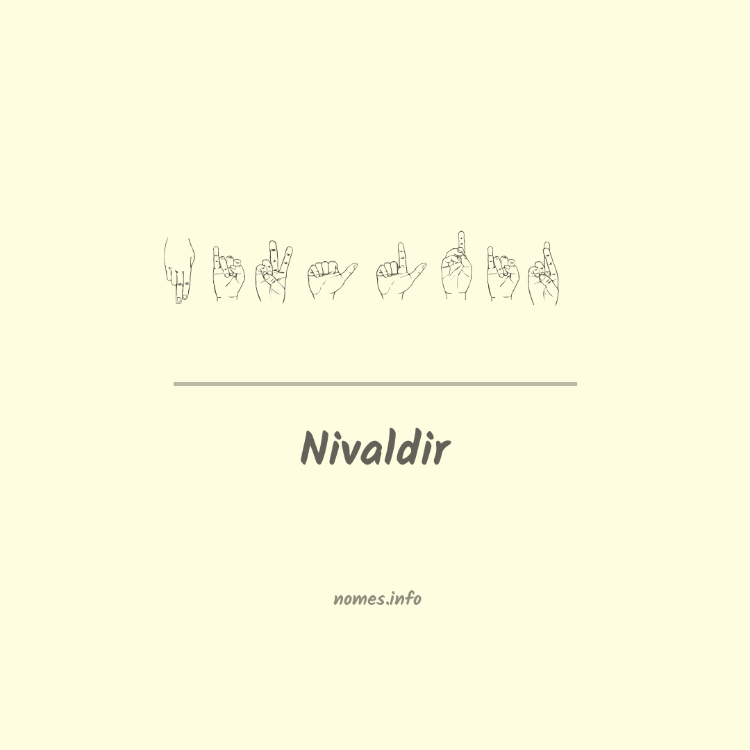 Nivaldir em Libras Nivaldir em Libras