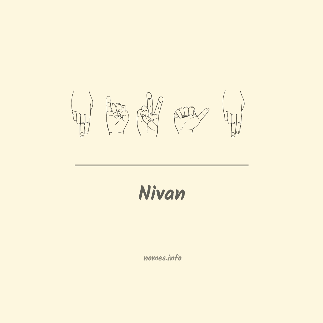 Nivan em Libras