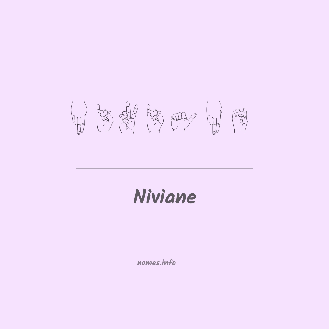 Niviane em Libras