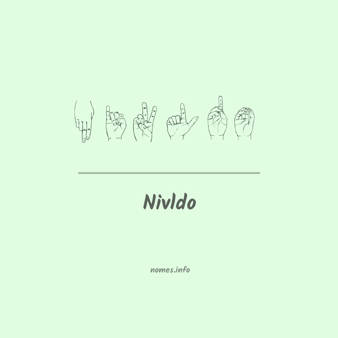 Nivldo em Libras
