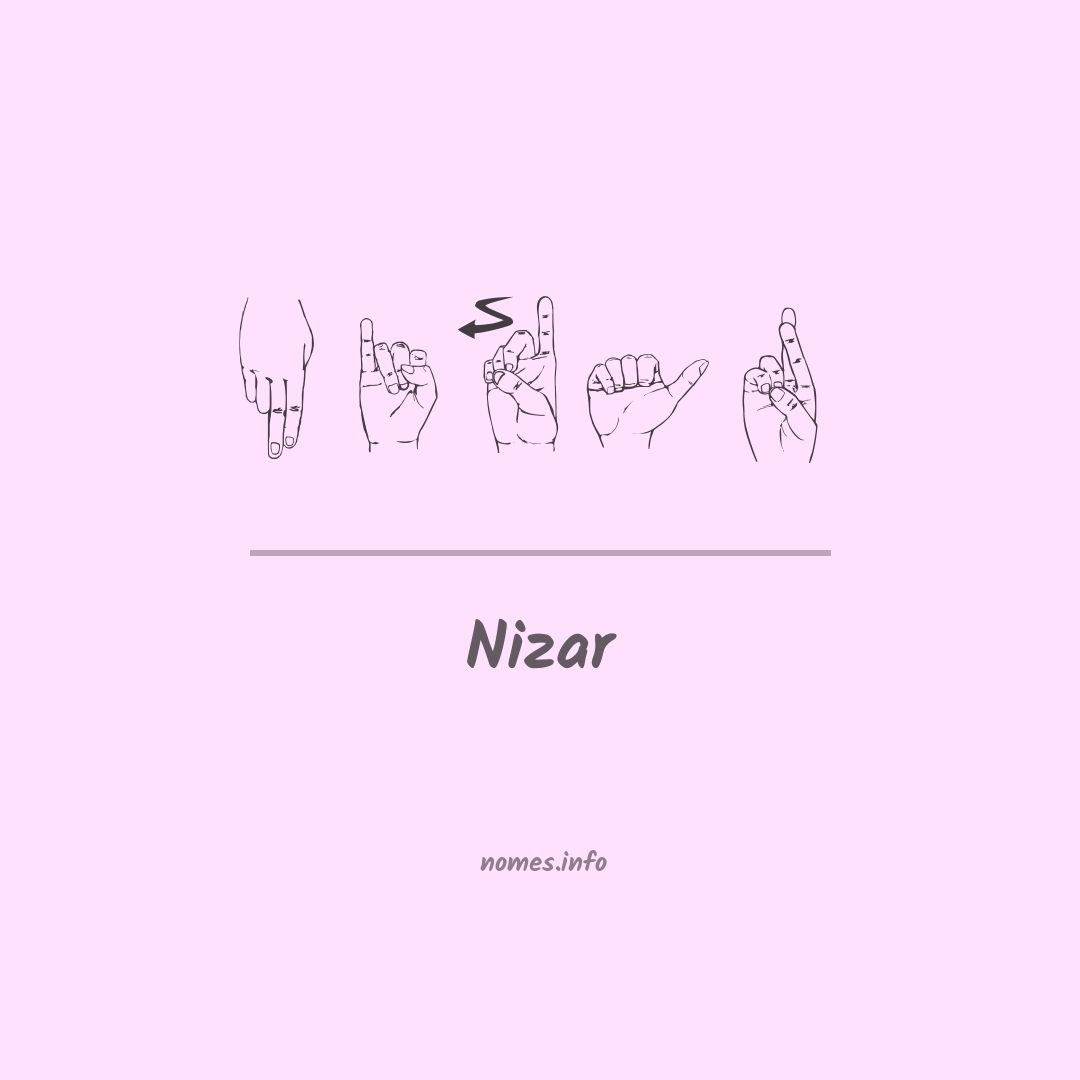 Nizar em Libras Nizar em Libras