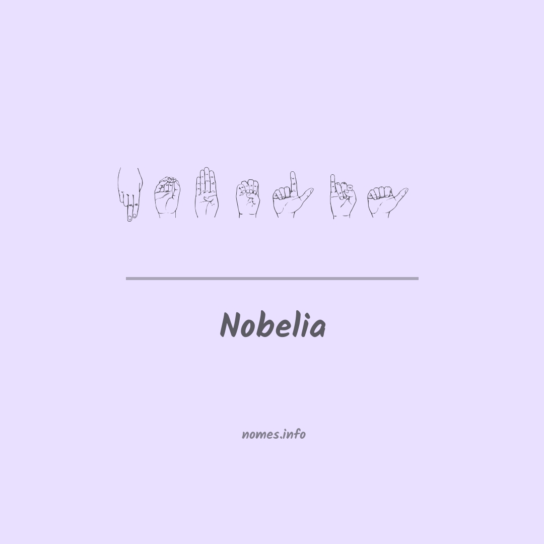 Nobelia em Libras