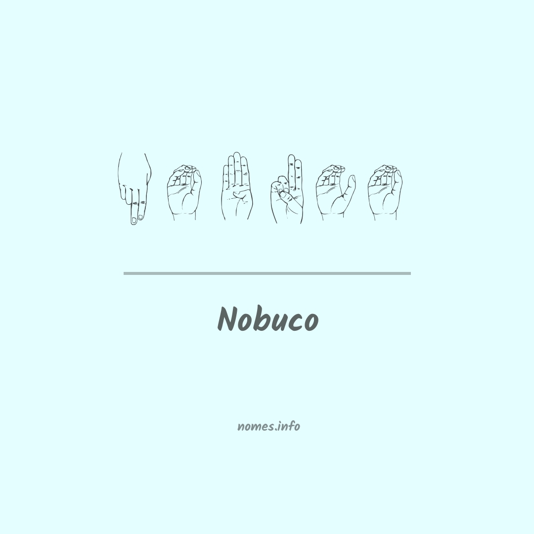 Nobuco em Libras