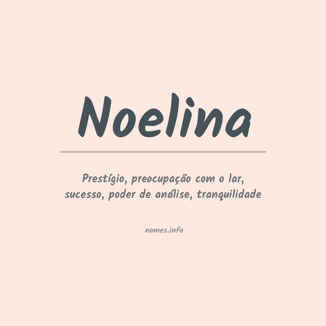 Significado do nome Noelina