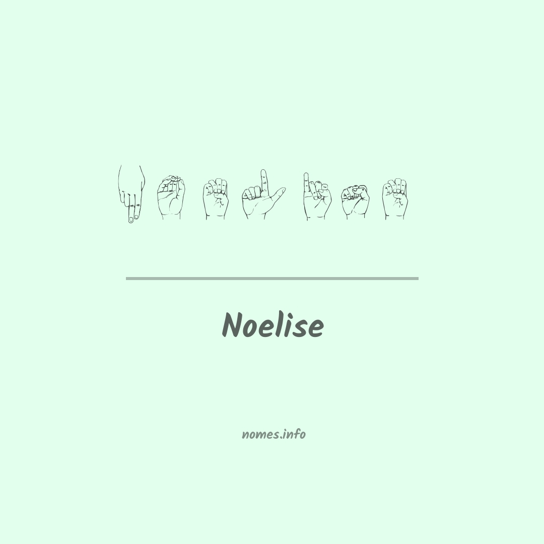 Noelise em Libras