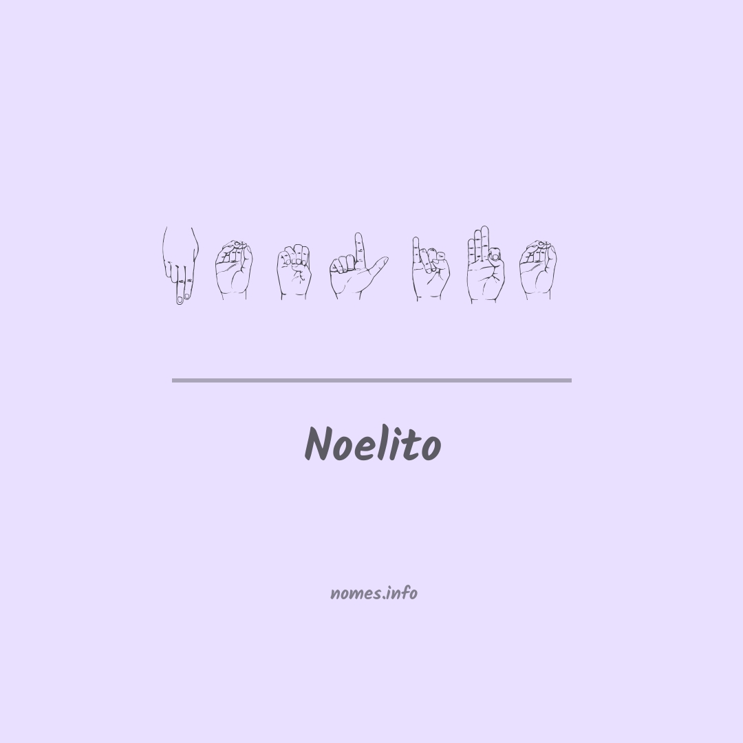 Noelito em Libras