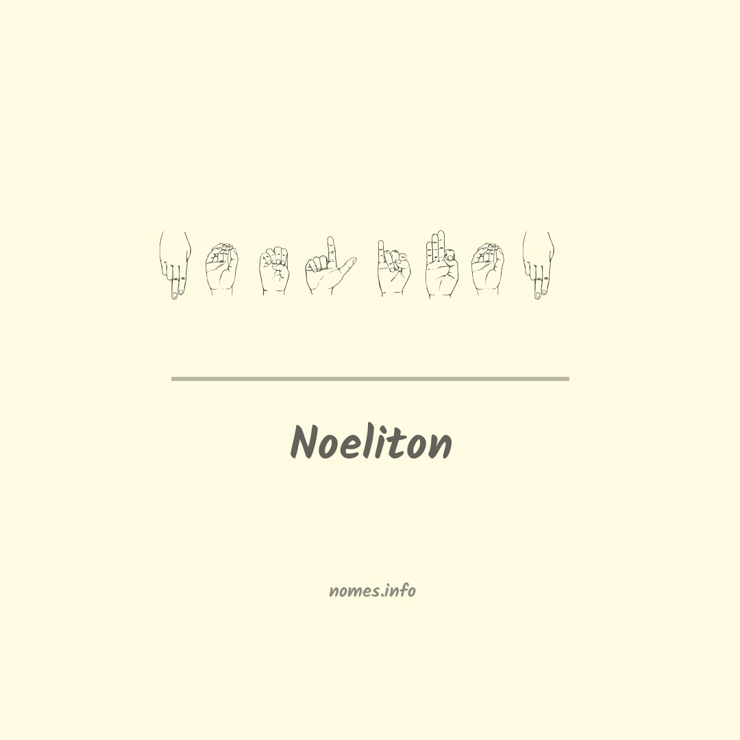 Noeliton em Libras