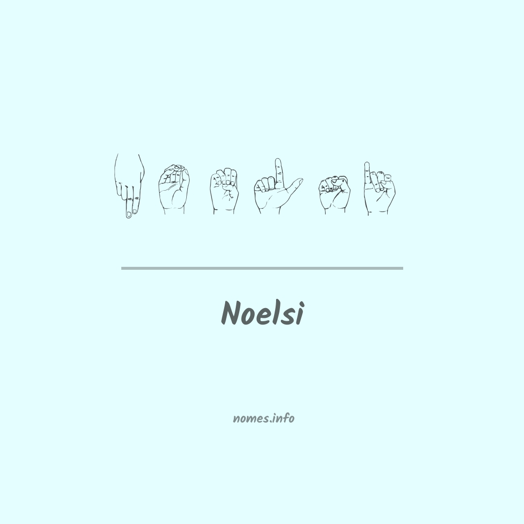 Noelsi em Libras