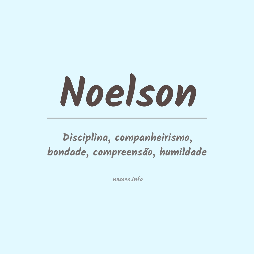 Significado do nome Noelson