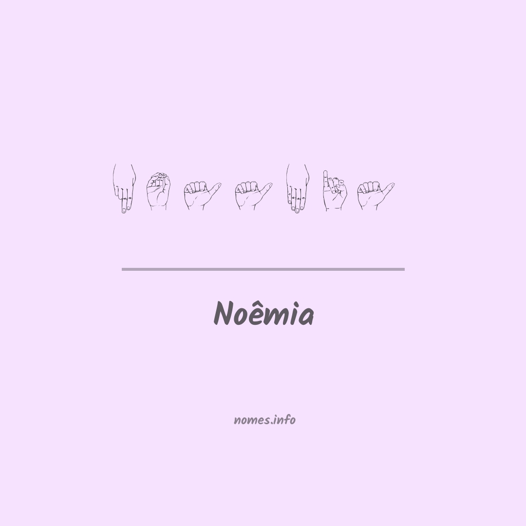 Noêmia em Libras
