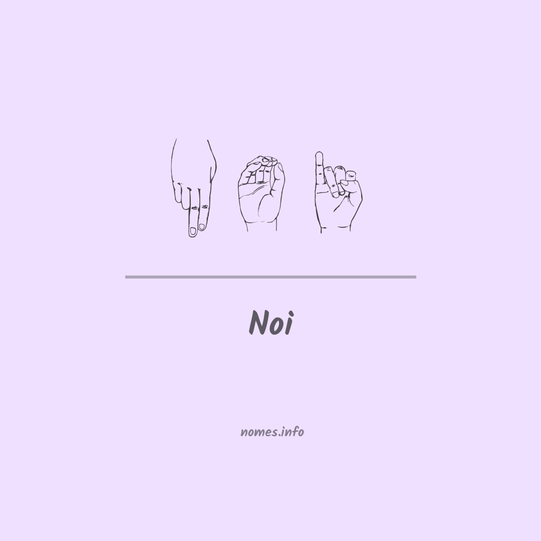 Noi em Libras