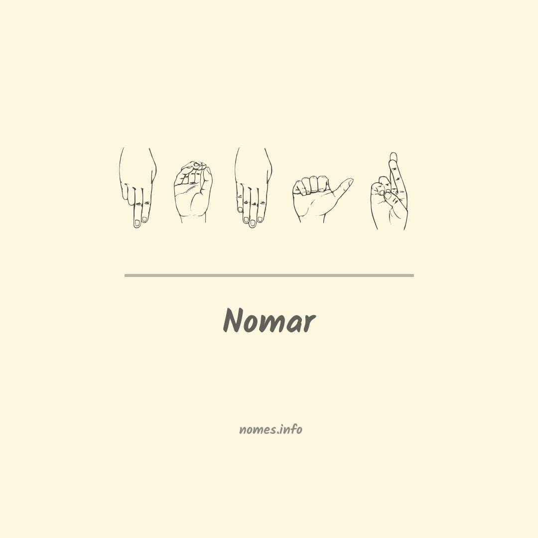 Nomar em Libras