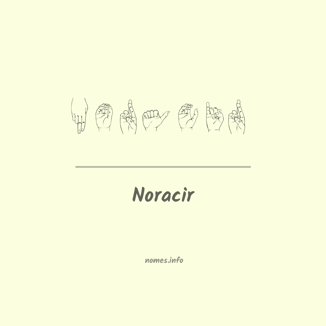 Noracir em Libras