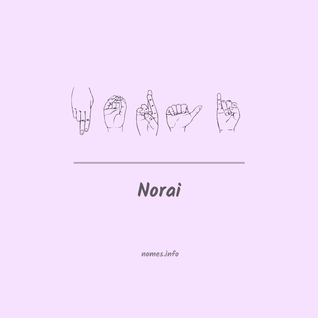 Norai em Libras