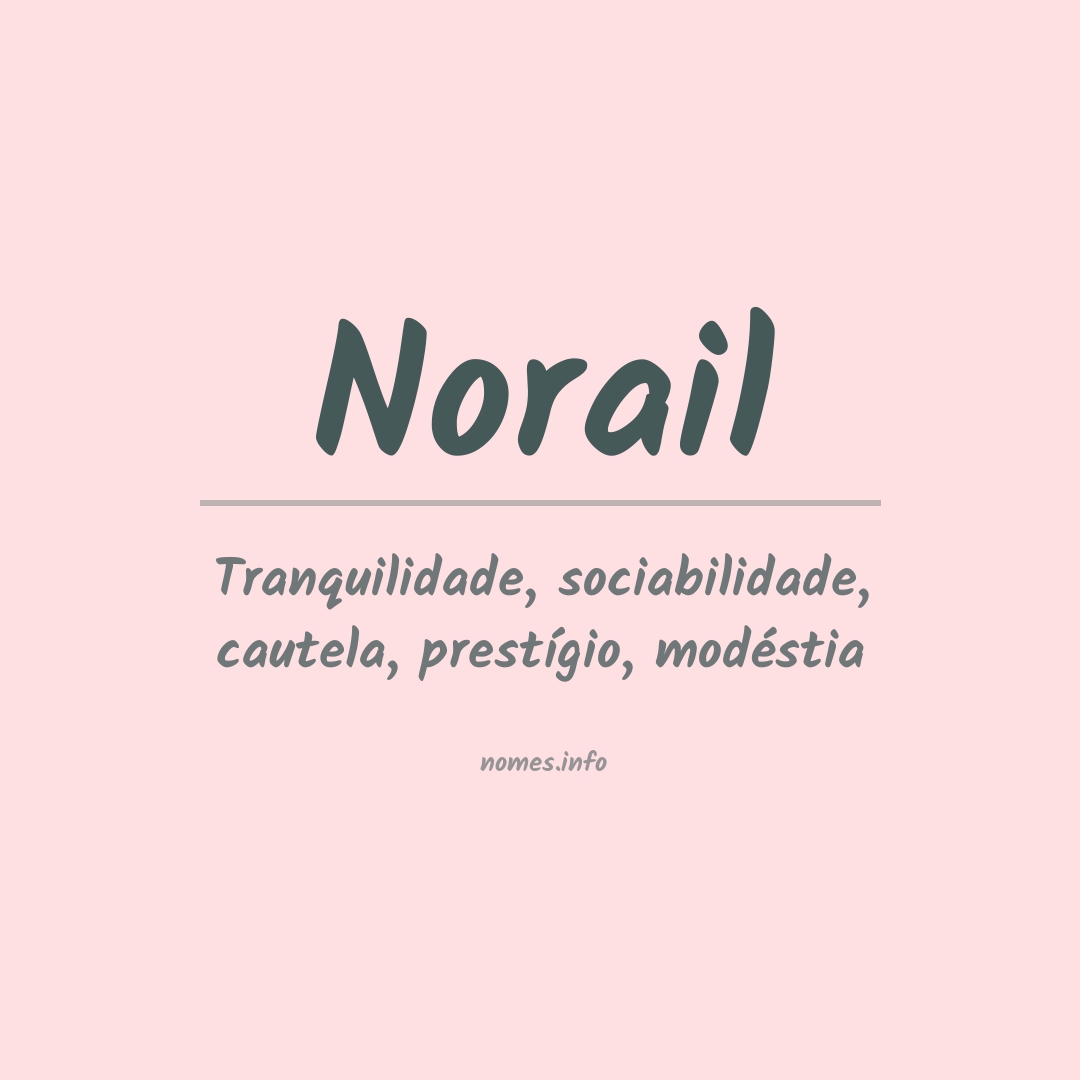 Significado do nome Norail
