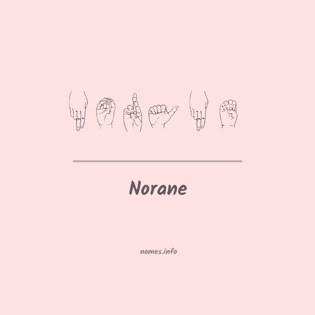 Norane em Libras