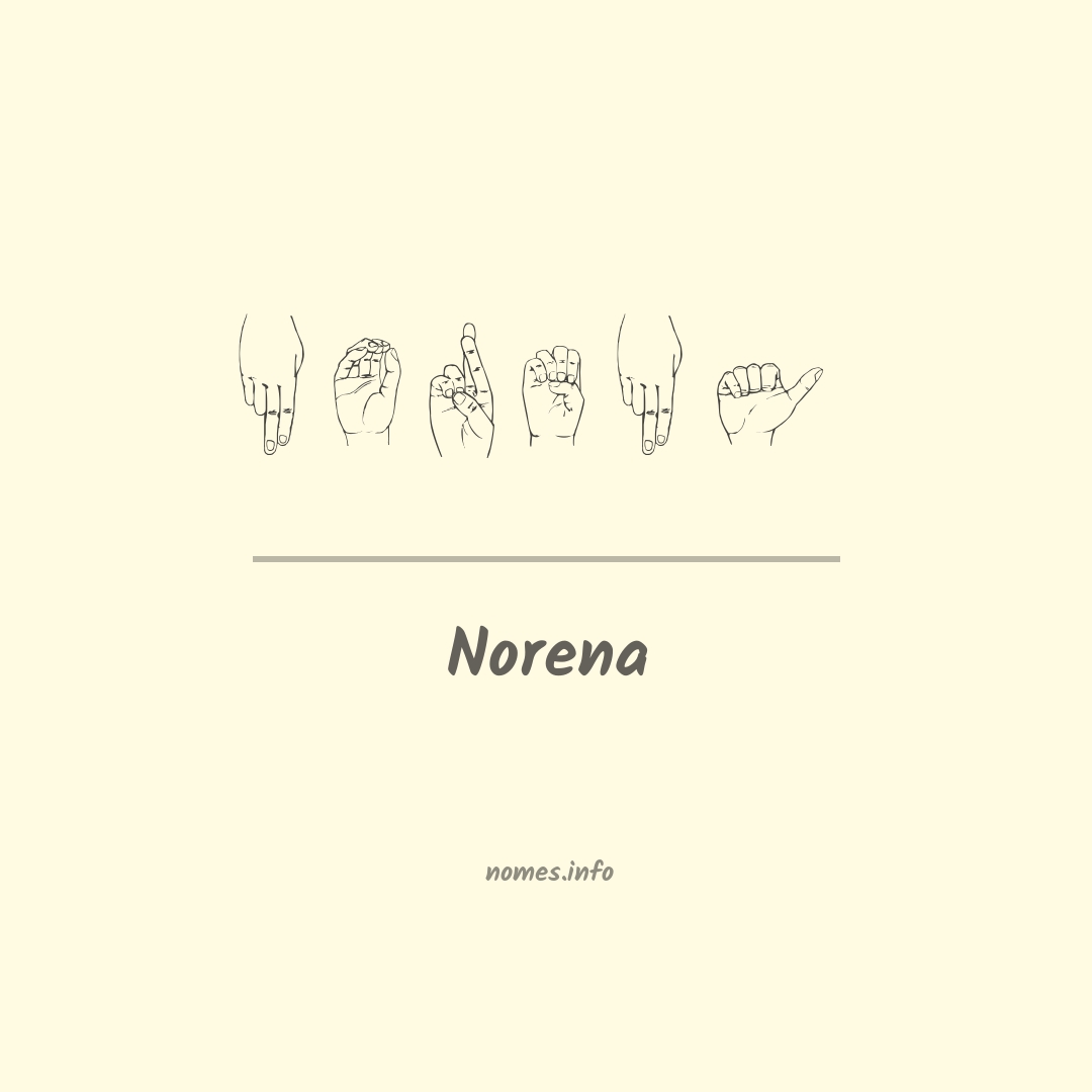Norena em Libras