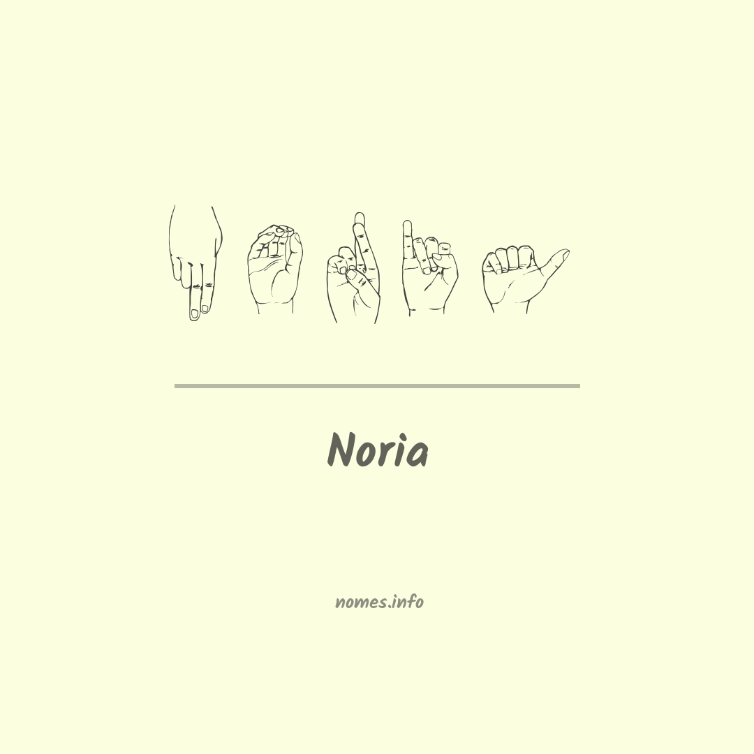Noria em Libras