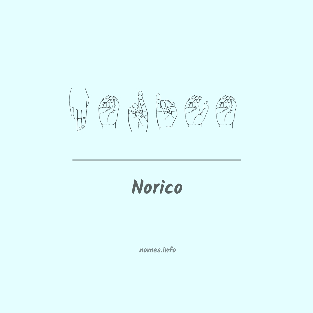 Norico em Libras