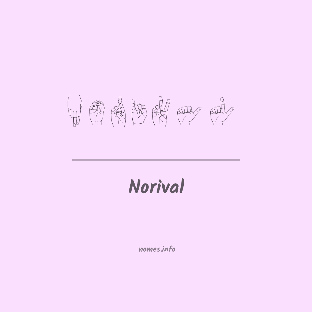 Norival em Libras
