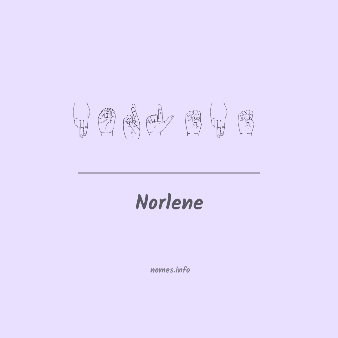 Norlene em Libras