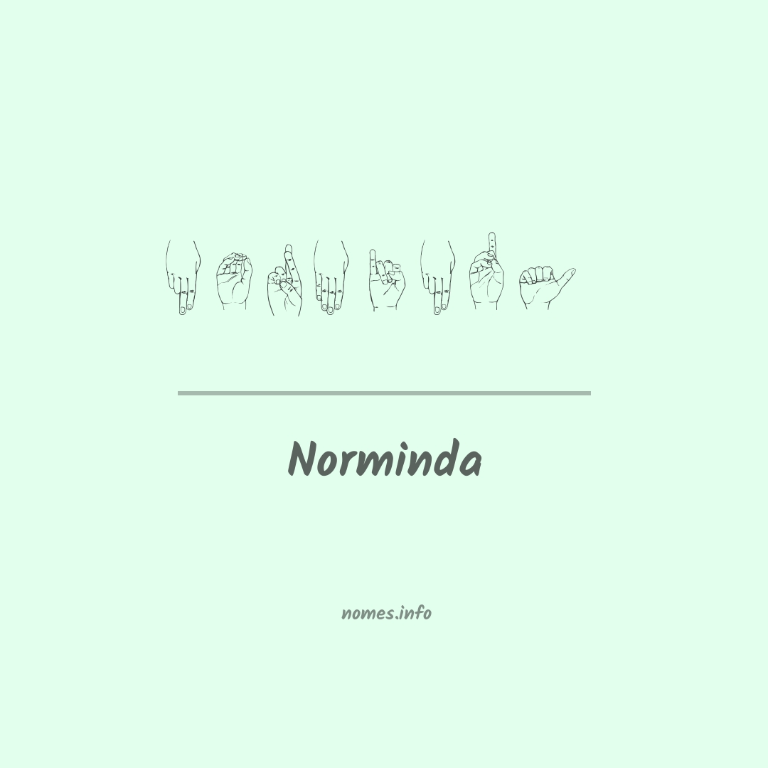 Norminda em Libras