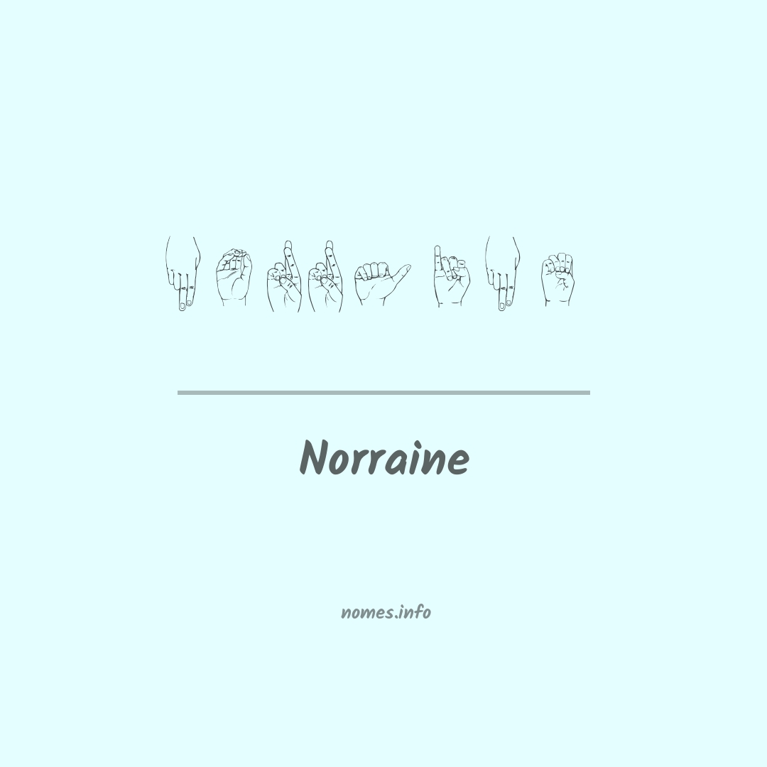 Norraine em Libras