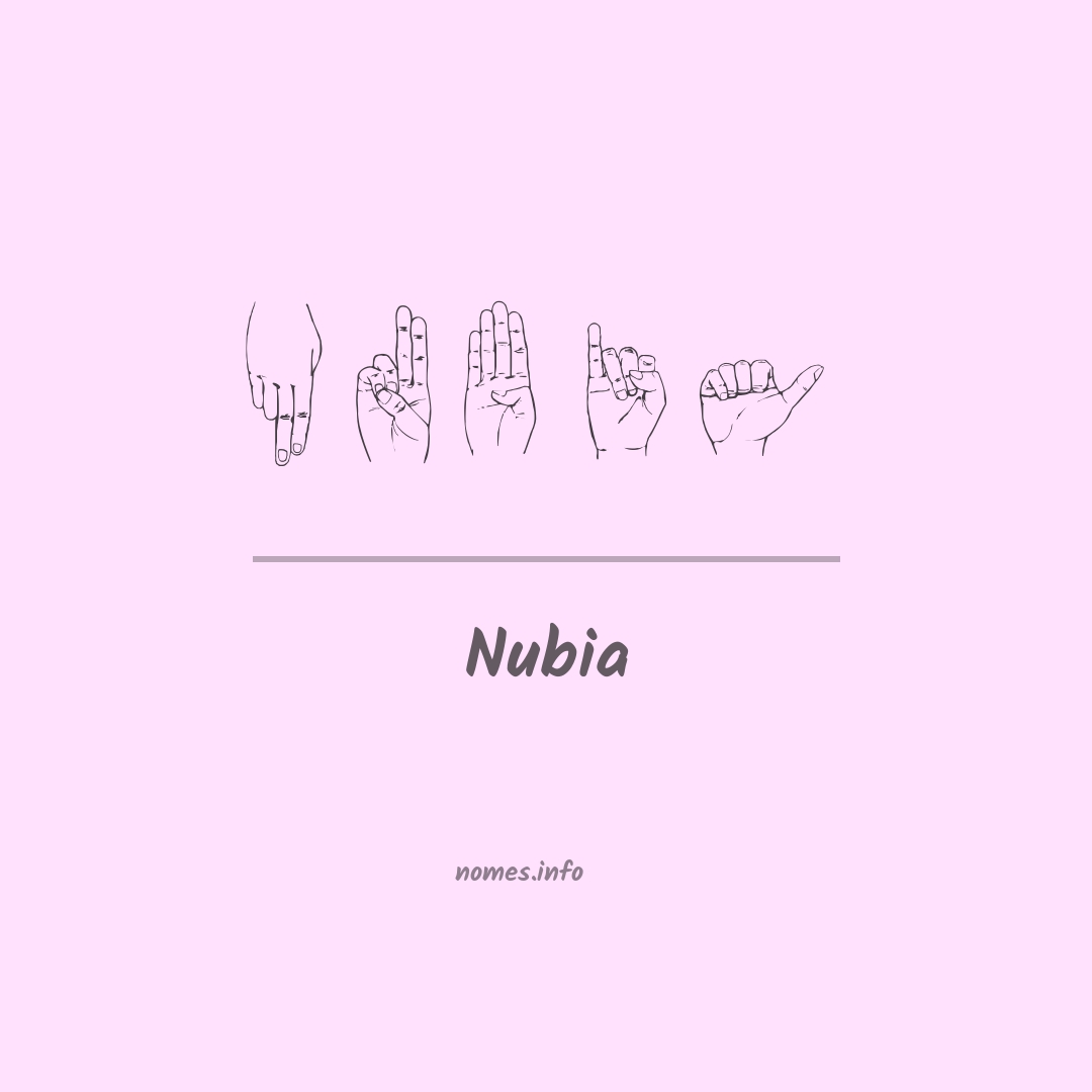 Nubia em Libras