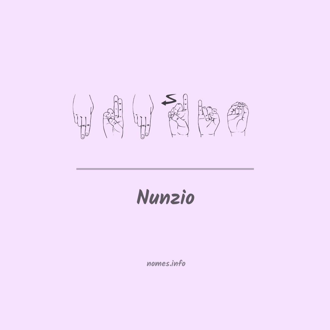 Nunzio em Libras