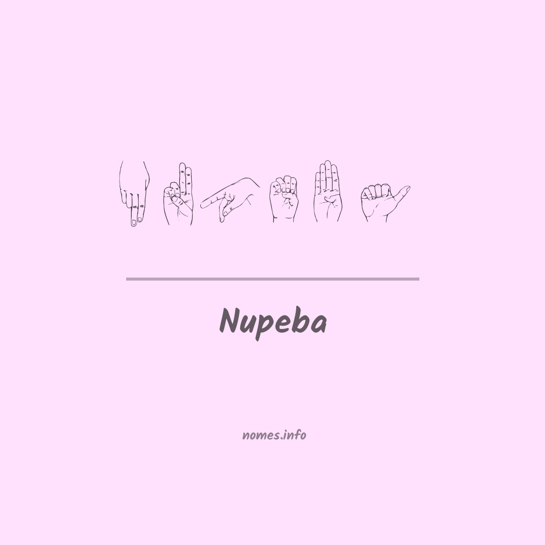 Nupeba em Libras