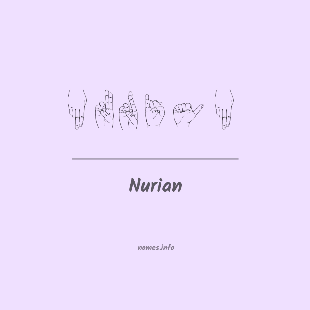 Nurian em Libras