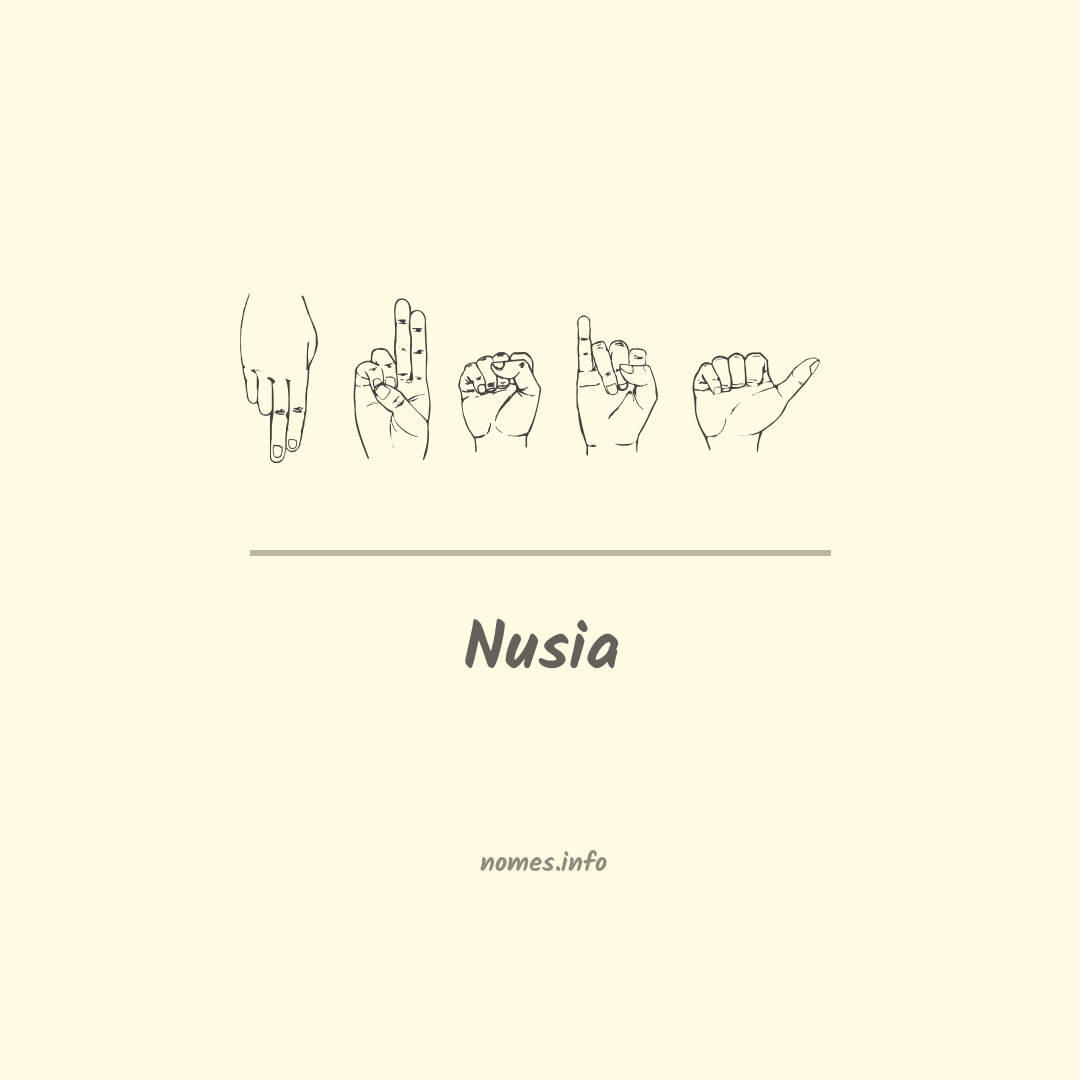 Nusia em Libras