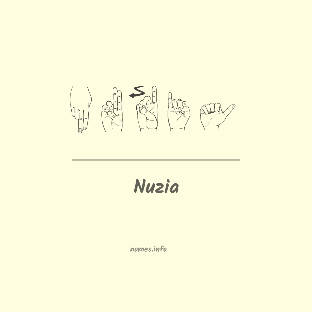 Nuzia em Libras
