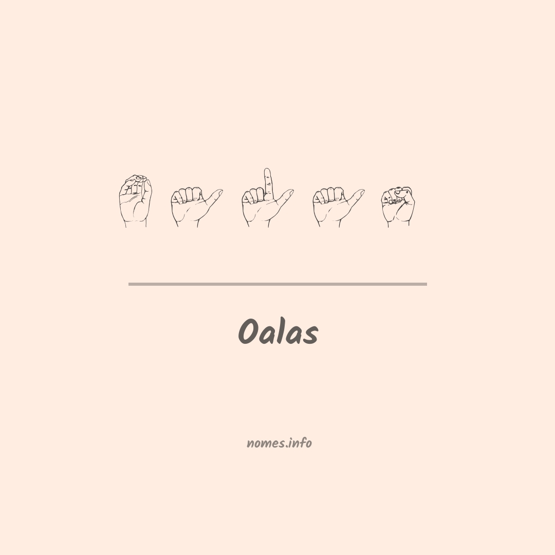 Oalas em Libras