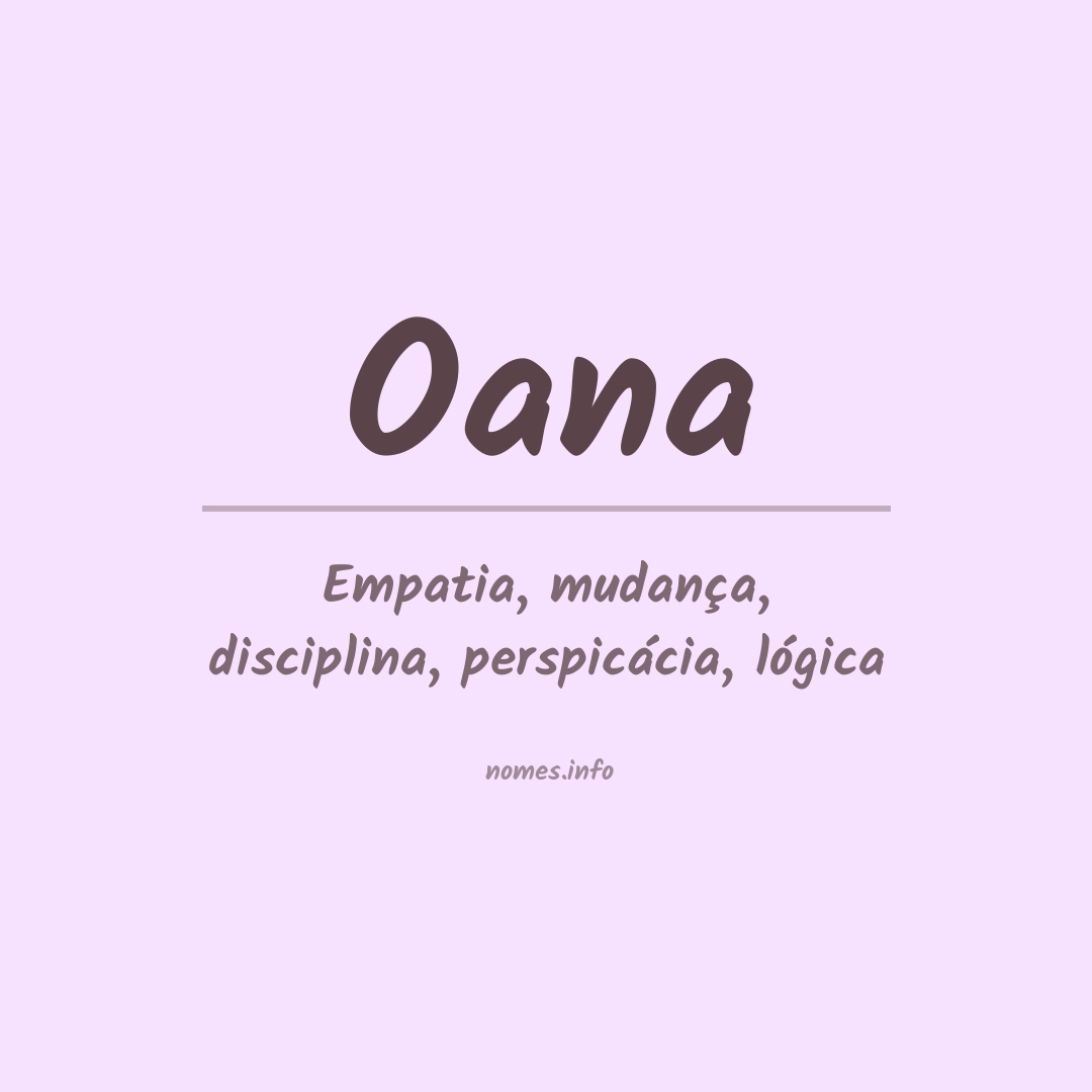 Significado do nome Oana