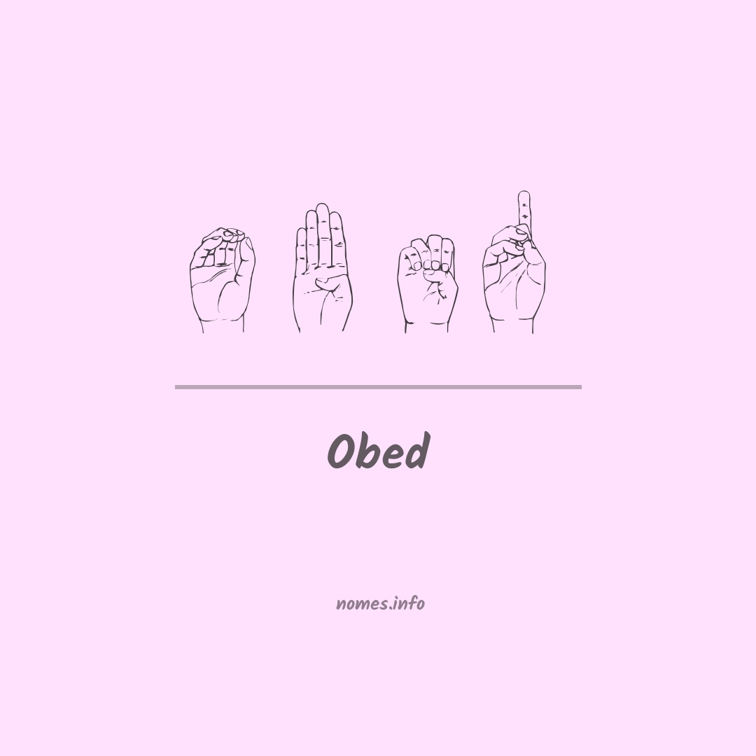 Obed em Libras